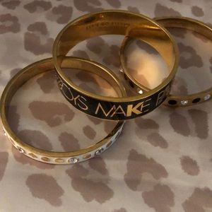 3 gorgeous Kate Spade ♠️ bracelets